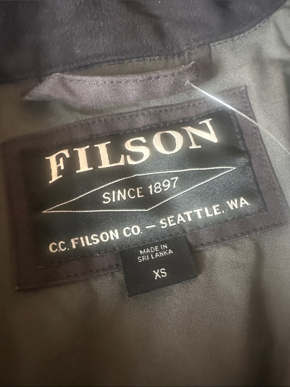 Filson Black Hooded Utility Jacket - Picture 3 of 7